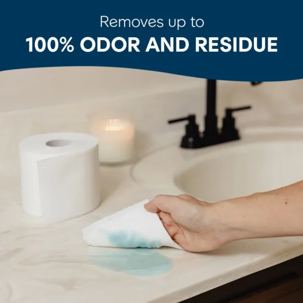 Fresh Care Flushable Wet Wipes 100% Septic Safe 42 Count Packs Good Adults Removes Odor Residue Gentle on Skin Eco Friendly - Image 3