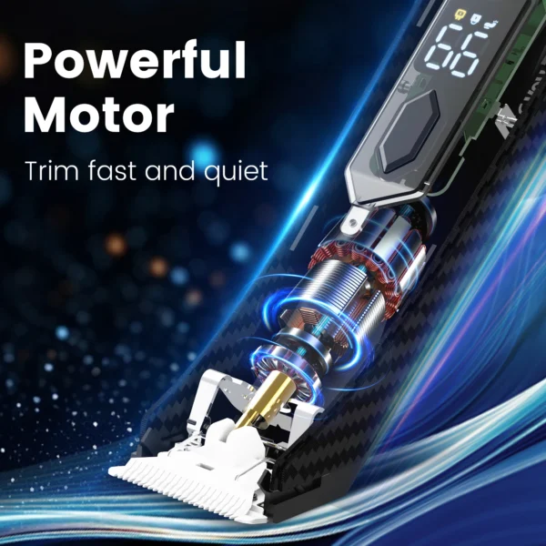 SEJOY Hair Trimmer Men Facial Beard Body Grooming Kits Electric Hair Clipper Nose Ear Trimer Rechargeable - Image 2