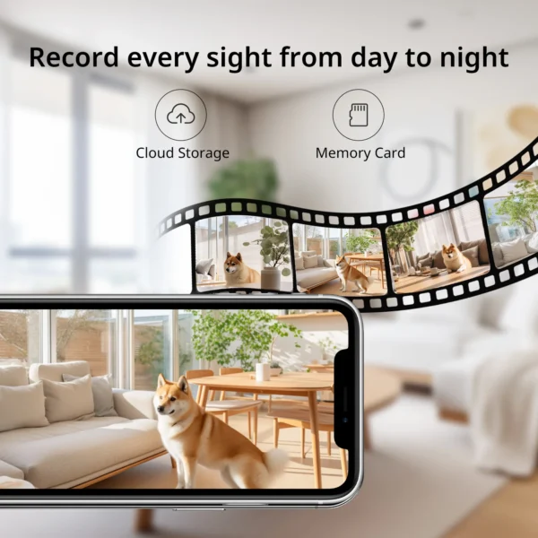 BoyKeep Smart Camera 2K Security Protection Wifi Surveillance 5G/2.4GHz Indoor Baby Night Vision 360° Pan & Tilt 2-Way Audio K30 - Image 3