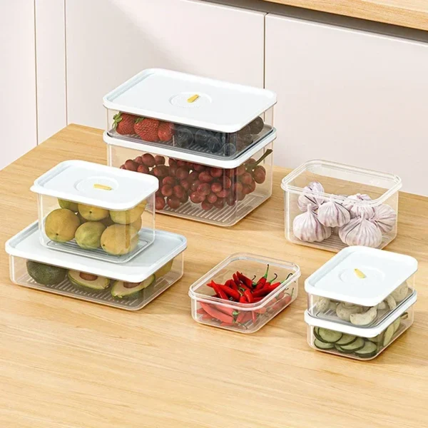 Lunch Meat Container For Refrigerator Cheese Keeper Box Salami Cold Cut Meat Turkey Sausage Transparent Food Freshness Organizer - Image 5