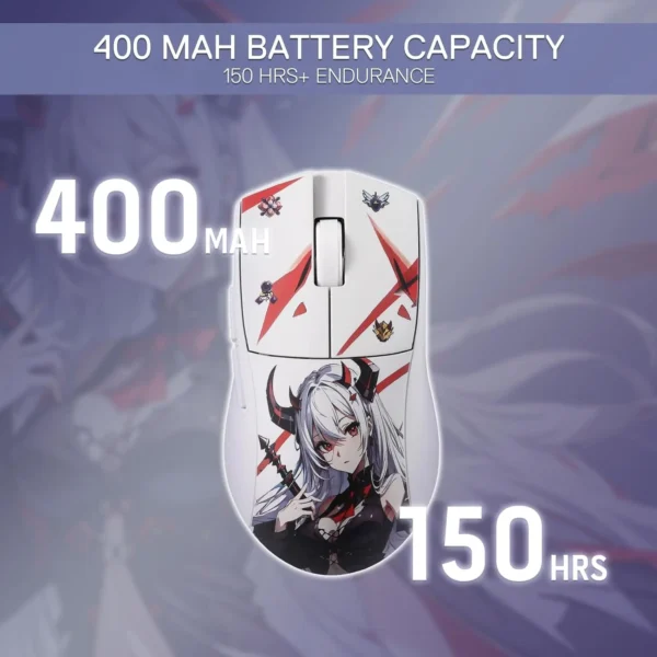 Redragon M916AK PRO 3-Mode Anime 42G Ultra-Light 26K DPI Full Programmable Buttons Gaming Mouse - Image 4