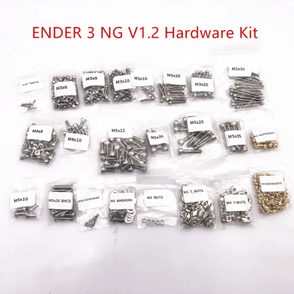 Funssor Ender 3 NG V1.2 corexy conversion Hardware Stainless steel screw nuts kit Newest Version