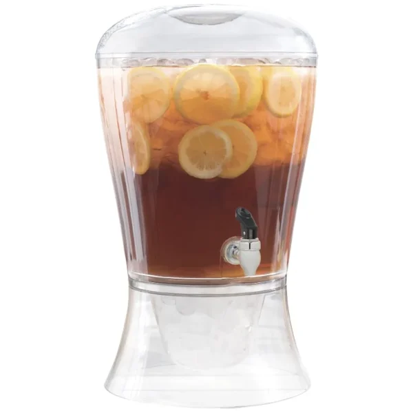 3-Gallon Beverage Dispenser- Poly Prop Beverage , Clear - Image 2