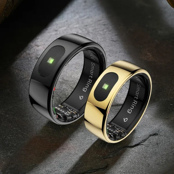 R08 Smart Ring Electronic Smartring 5ATM Waterproof Sports Fitness Tracker With Charging Case Sleep Tracker for Phone Womens Men - Image 2