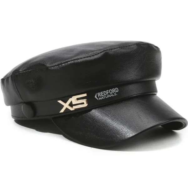 Spring and Autumn Versatile Beret Retro Flat Top Visor Small Face Black Painter Hat Fashion Hat Classic Versatile Adjustable - Image 3