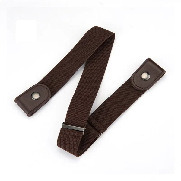 Traceless Invisible Elastic Belt Women's Belt Jeans Pants Men's Elastic Belt - Image 9