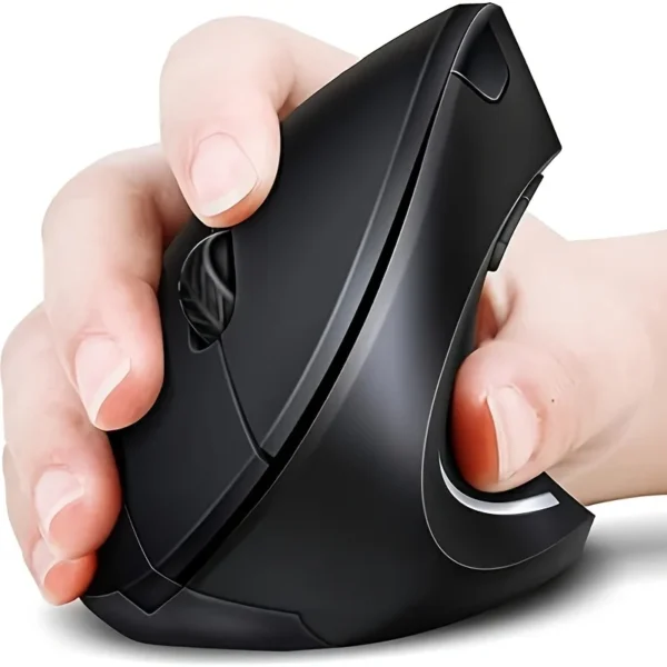 Ergonomic Wireless Mouse, Vertical Mouse 6 Buttons, Right Handed Lateral Mouse, Non-Rechargeable Mouse for PC Laptop (Battery ） - Image 2