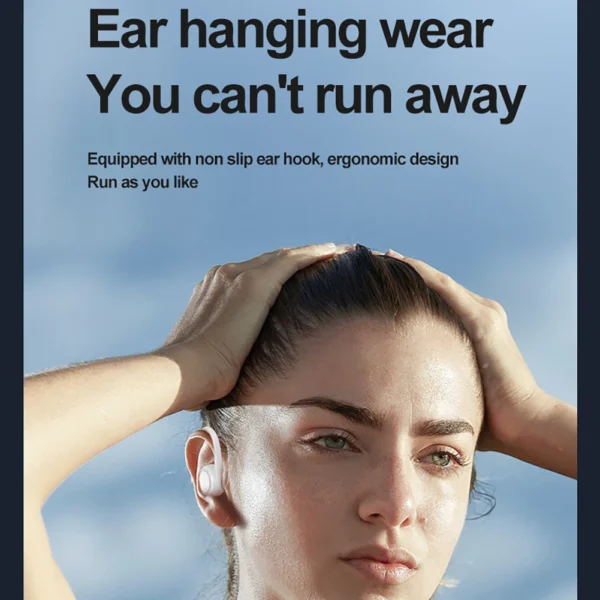 T10 Wireless Bluetooth-compatible 5.2 Earphone Hanging Ear Sports Waterproof Earbuds Noise-cancelling Business Headset - Image 4