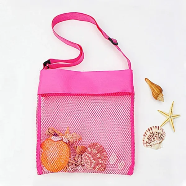 Sand Away Protable Mesh Toys Bags Swimming Large Beach eco Women Cosmetic Makeup - Image 4