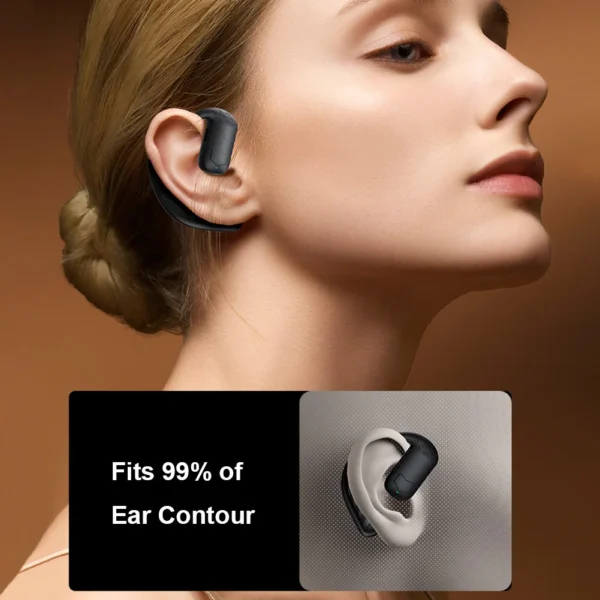 Handsfree Headset Bluetooth-Compatible Earpiece Ear Hook Single Earphones Noise Canceling Waterproof for Android iPhone Samsung - Image 5