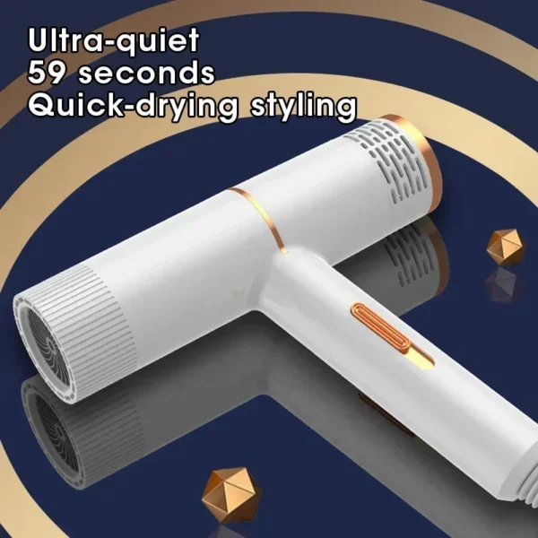 Professional Hair Dryer Strong Wind Salon Dryer Hot Air and Cold Air Wind Negative Ionic Hammer Blower Dry Electric Hair Dryer - Image 2
