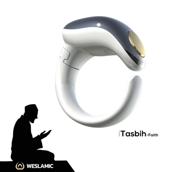 Muslim Gift Smart Electronic Counter 4 Digit Digital Tally Counter Waterproof Tasbih Counter Interchangeable Rings 18/20/22mm - Image 5