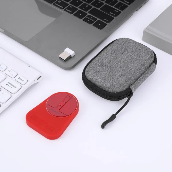 Wireless Mouse 3 Mode BT 5.2/2.4G/USB Mini Capacitive Mouse Cordless Mice 3 Adjustable DPI Rechargeable with USB Receiver for PC - Image 4