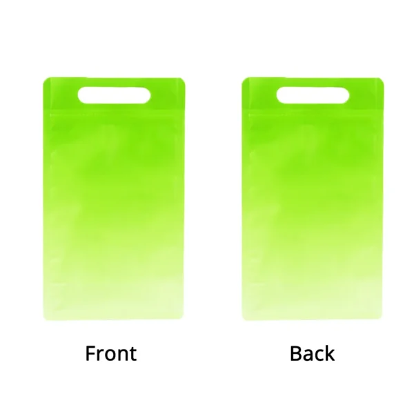 50Pcs Eco Friendly Standing Up Zip Lock Bag Multifunctional Snack/Coffee Bean Food Storage Pouches Matte Green With Hang Hole - Image 2