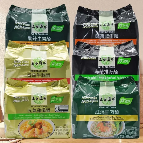 Wugudaochang Noodles 17.65/17.83/18.89/20.83oz(500/505/535/590g)*1 Pack
