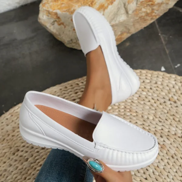 Dress Casual Womens Shoes Women Casual Shoes Fashionable New Pattern Solid Color Simple And Thick Sole Summer Dress Sandals - Image 2
