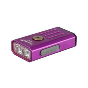 Trustfire MINIX Flashlight Keychain Mini Light 320 Lumens Pocket Torch Uv Lamp EDC Red Light USB Rechargeable Built in Battery
