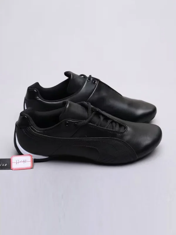 Spring Summer Fashion Daily Casual Low-top Sports Shoes Man's Round Toe Genuine Leather Patchwork Flat Bottom Lace-Up Shoes - Image 2