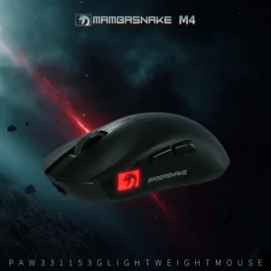 MAMBASNAKE M4 Wireless Gaming Mouse, 52g Lightweight BT/2.4Ghz/Wired Computer Mouse, PAW3311 24K DPI Optical Sensor