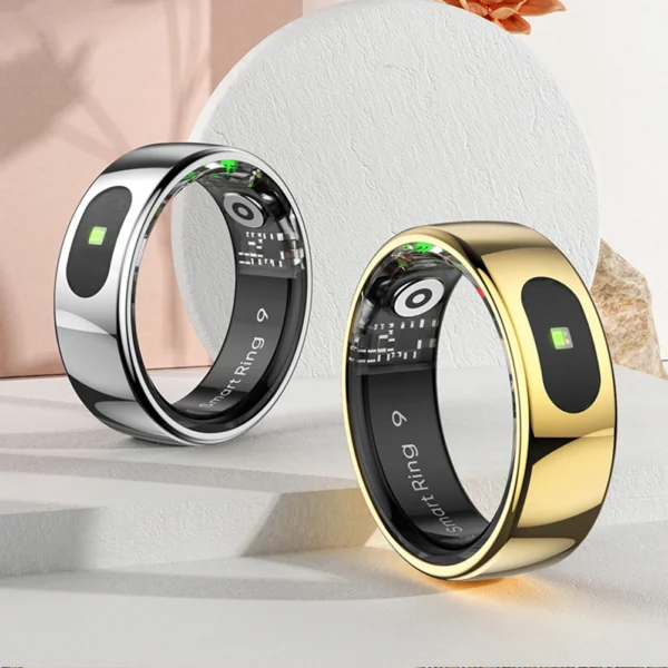 R08 Smart Ring Electronic Smartring 5ATM Waterproof Sports Fitness Tracker With Charging Case Sleep Tracker for Phone Womens Men - Image 3