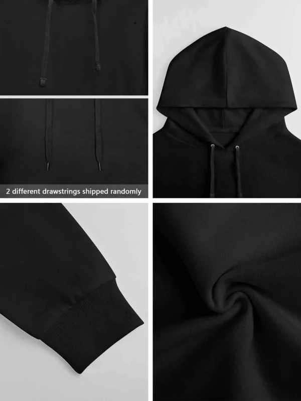 Hoodies Long-sleeved hoodies Youth sweatshirts Street hoodies are suitable for both men and women in fall and winter - Image 3