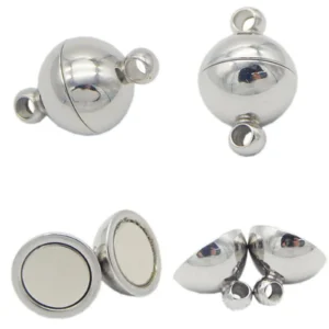 20 Packs Smooth Ball Magnetic Buckle Diy Accessories Pearl Necklace Bracelet Magnetic Buckle Handmade Jewelry Magnetic Buckle