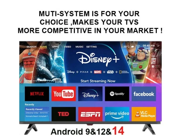 Android tv led y lcd televisor 42 smart tv 32 42 43 50 55 65 75 85 inch television - Image 2