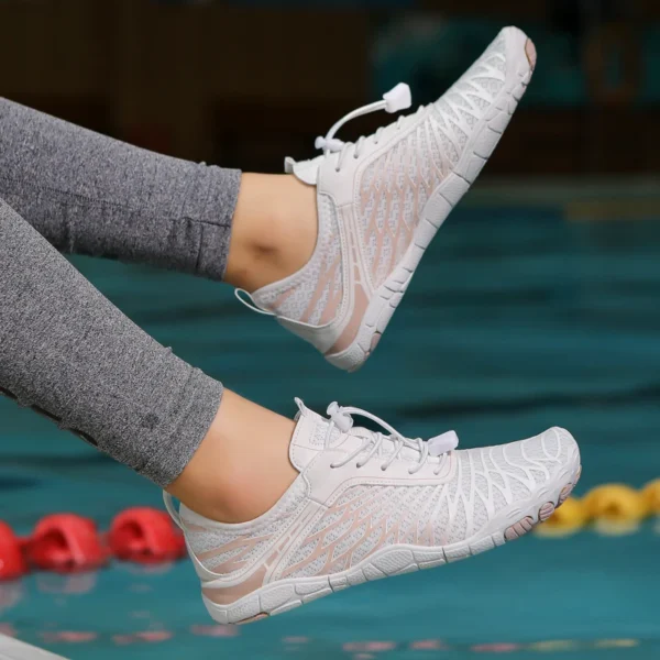New Quick-Dry Aqua Shoes Couple Summer Beach Anti-Slip Aqua Shoes Swimming Wading Breathable Creek Tracing Aqua Shoes - Image 2