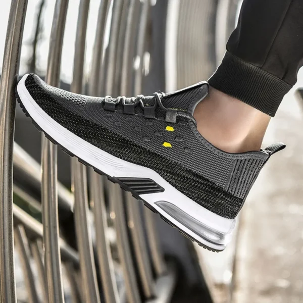 Men's Casual Shoes High Top Breathable Shoes Men Running Shoes Summer Sport Mesh Casual Sheet Mens Memory Foam Casual Shoes - Image 4