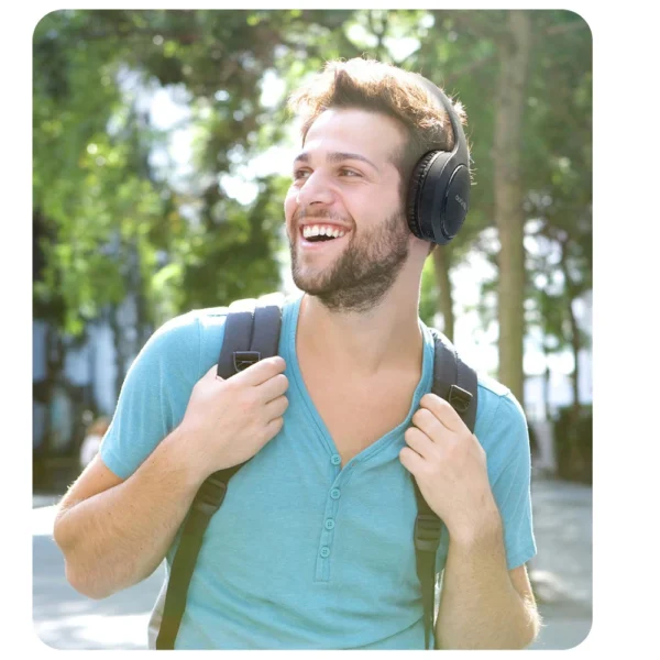 Siindoo JH-919 Wireless Bluetooth Headphones Foldable Stereo Earphones Super Bass Noise Cancelling Mic For Iphone Laptop PC TV - Image 4