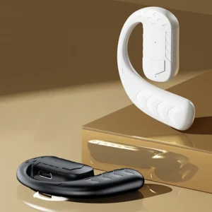 Handsfree Headset Bluetooth-Compatible Earpiece Ear Hook Single Earphones Noise Canceling Waterproof for Android iPhone Samsung