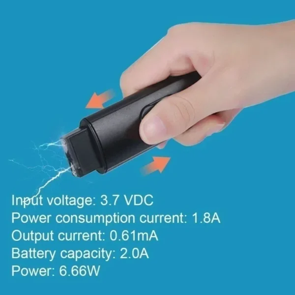 Rechargeable Tactical Flashlight - 5 Color Options,Mini Keychain Light, Super Bright for Outdoor Compact Self-Defense Light - Image 2
