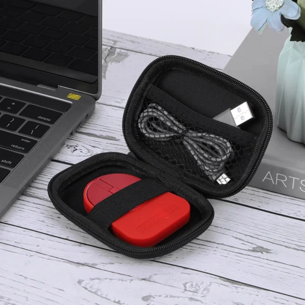 Wireless Mouse 3 Mode BT 5.2/2.4G/USB Mini Capacitive Mouse Cordless Mice 3 Adjustable DPI Rechargeable with USB Receiver for PC - Image 5