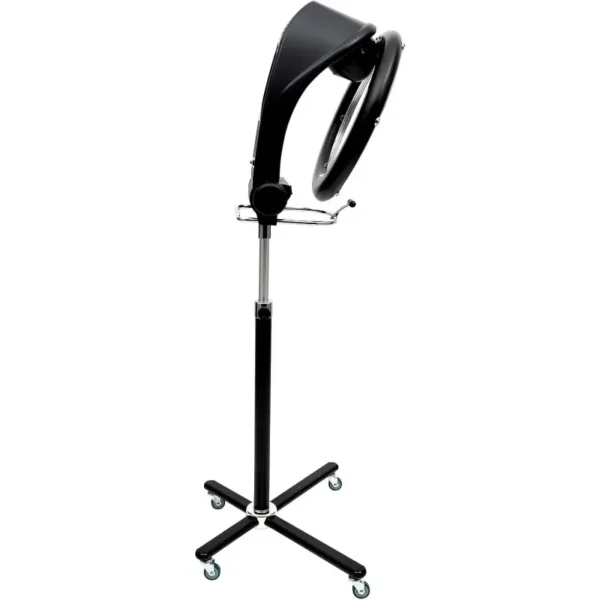 Hair Dryer, 1200W Hair Salon Color Processor Dryer with Infrared Technology,6 Modes,360Efficient Heating,Adjustable Height,Black