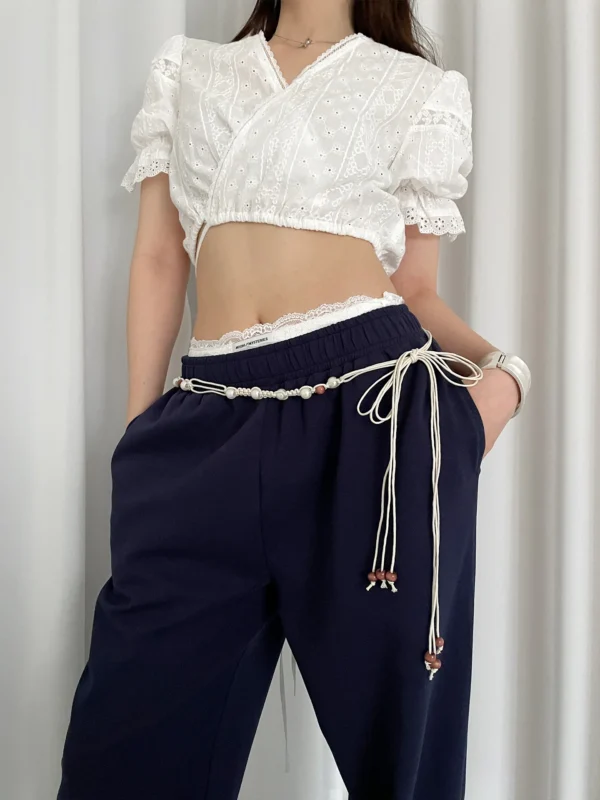 Bohemian Style Flower Beads Waist Belt For Women High-End Versatile Skirt And Jeans Waist Chain For Summer Belt Accessory - Image 2