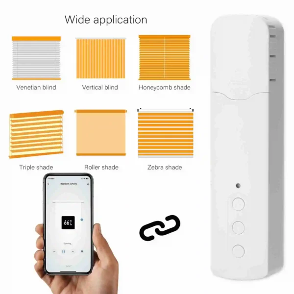 New Tuya WiFi Smart Pull Bead Curtain Motor Smart Home Electric Curtain Motors APP Control Voice Control For Alexa Google Home - Image 3