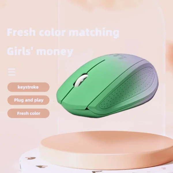 Ergonomic Laptop Wireless Battery Mouse, 2.4G Silent Receiver Laptop Mouse, Portable Mobile Optical Mouse, Laptop, PC, Computer, - Image 4