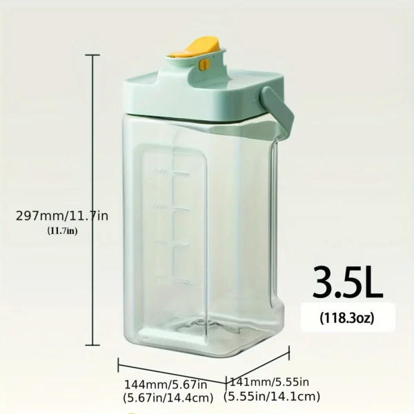 Leak-Proof Beverage Dispenser With Spigot - Bpa-Free, Ideal For Iced Tea & Juice - Image 3