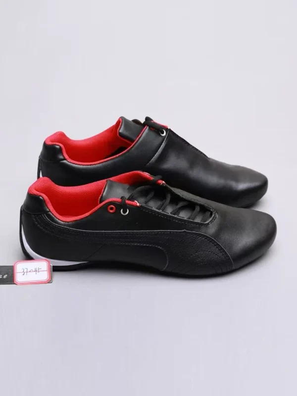 Spring Summer Fashion Daily Casual Low-top Sports Shoes Man's Round Toe Genuine Leather Patchwork Flat Bottom Lace-Up Shoes - Image 4
