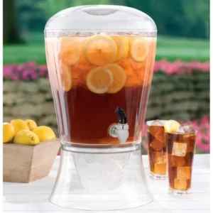 3-Gallon Beverage Dispenser- Poly Prop Beverage , Clear
