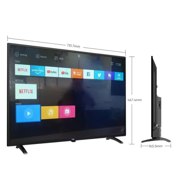 샤오미 티비 Smart TV 32-Inch LED Household Hotel Smart Network English LCD TV - Image 4