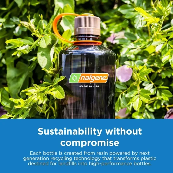 Sustain Tritan BPA Free Water Bottle 32 OZ Made from 50 Percent Plastic Waste Safe Durable Lightweight Cold Warm Beverages - Image 6