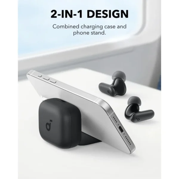 Noise Cancelling Earbuds, Strong and Smart Noise Cancelling, Powerful Bass, 45H Playtime, Bluetooth 5.4 (Black) - Image 5