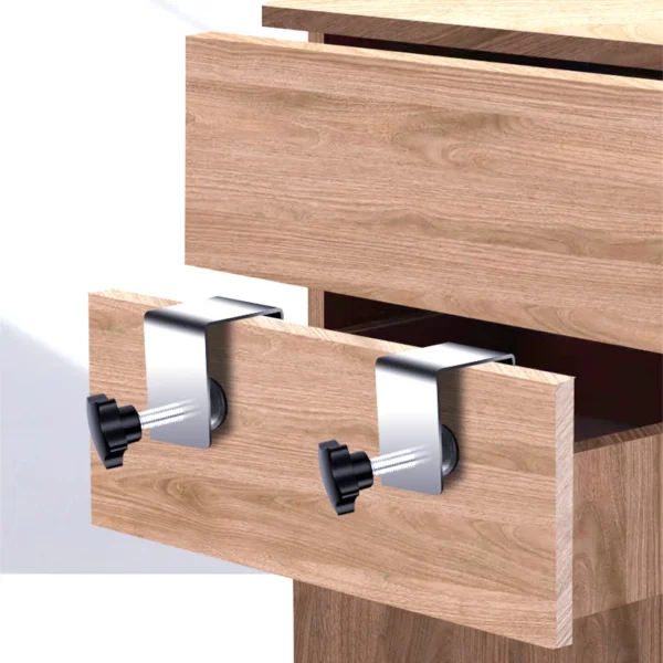 1/2pcs Stainless Steel G-shaped Drawer Panel Mounter Clip Drawer Front Installation Clamp Hardware Durable DIY Woodworking Tools - Image 6