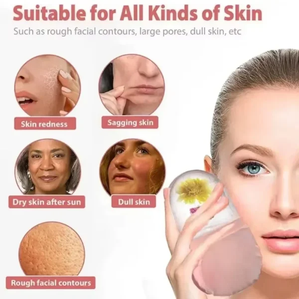 Ice Face Roller Silicone Face Lifting Contouring Tools Ice Cube Trays Ice Globe Balls Eye Facial Massager Beauty Skin Care Tools - Image 3