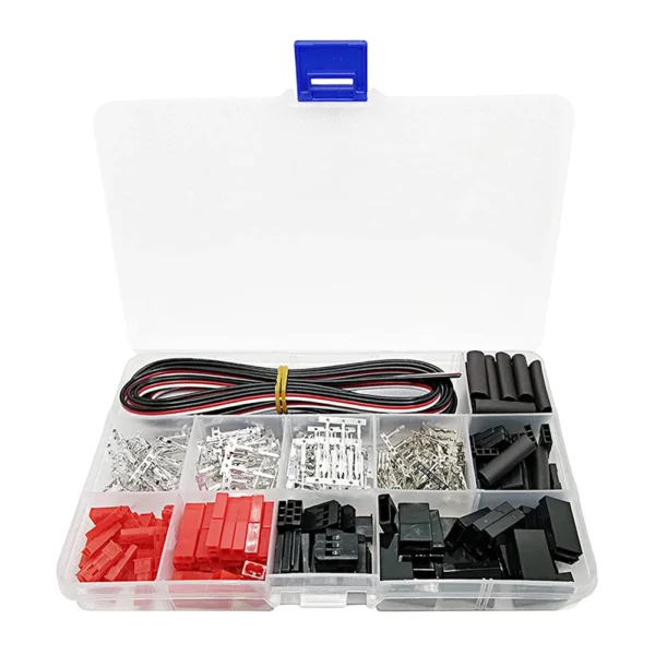 400pcs Servo Connector Socket Crimp Pin Cable Kit 22AWG Wire for JR JST SYP Futaba DIY Servo Extension Cable 2.54mm Terminal - Image 2