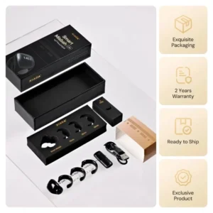 Muslim Gift Smart Electronic Counter 4 Digit Digital Tally Counter Waterproof Tasbih Counter Interchangeable Rings 18/20/22mm