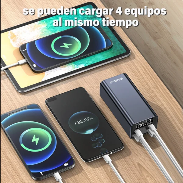 65W Mobile Power Bank 30000mAh Type-C Plug Fast Charging FCP SCP Mobile Power Bank Portable External Charger for Smartphones - Image 5