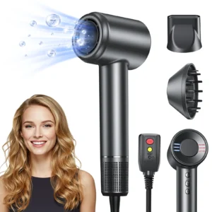 500 Million Ions Hair Dryer High-Speed 120000 RPM Electric Low Noise, Constant Temperature And Quick Drying For Home Salons