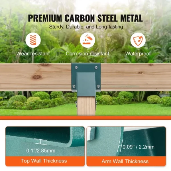 A-Frame Middle Swing Set Brackets Heavy Duty Carbon Steel Swing Set Hardware with Mounting Hardware DIY Swing Set Bracket Swin - Image 3